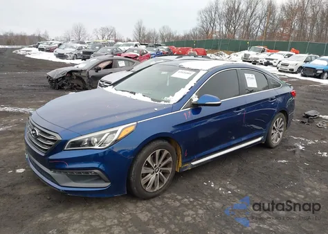 2016 Hyundai Sonata Sport z USA, uszkodzony, nr VIN 5NPE34AF5GH300914